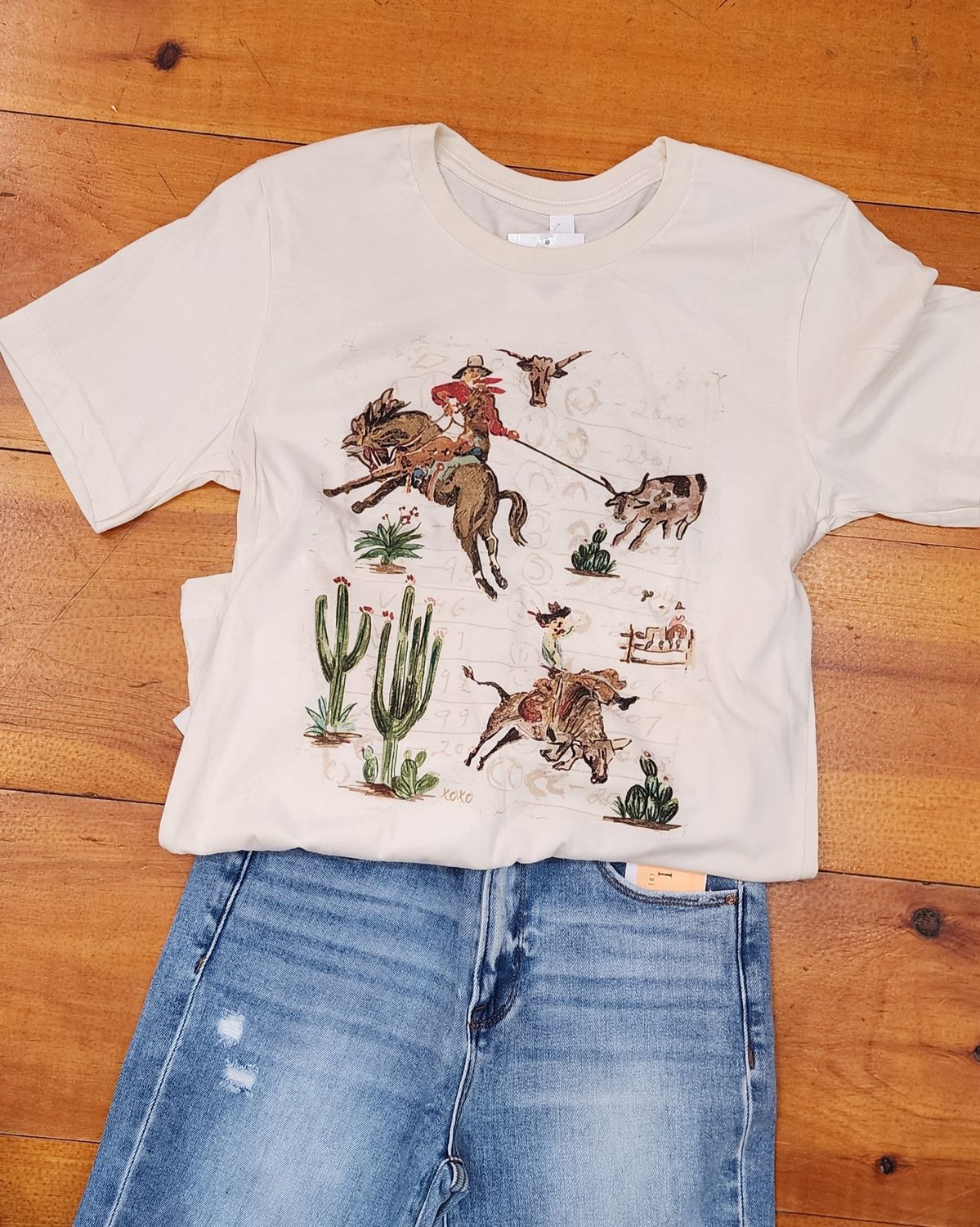 XOXO Grandpa&#39;s Wallpaper SS Tee 