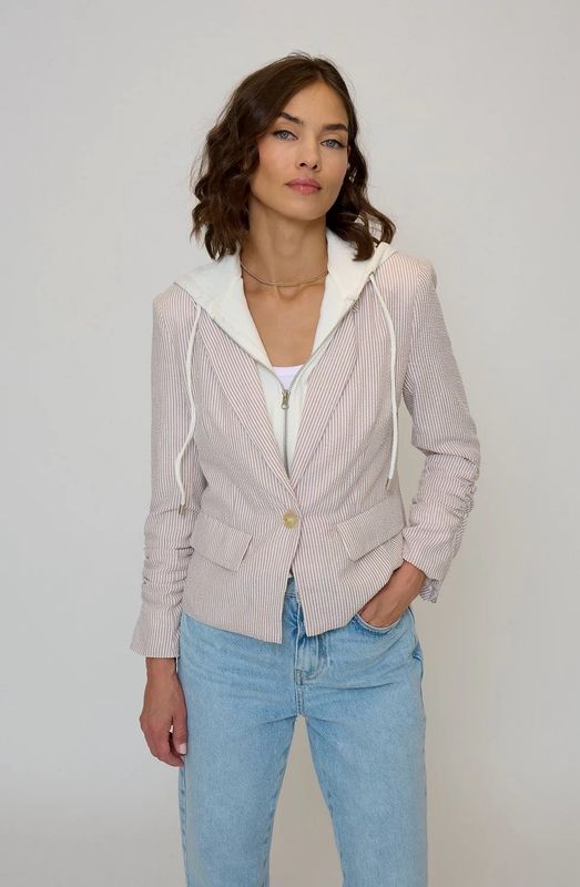 Central Park West CU25-20001W Alina Stripe Blazer