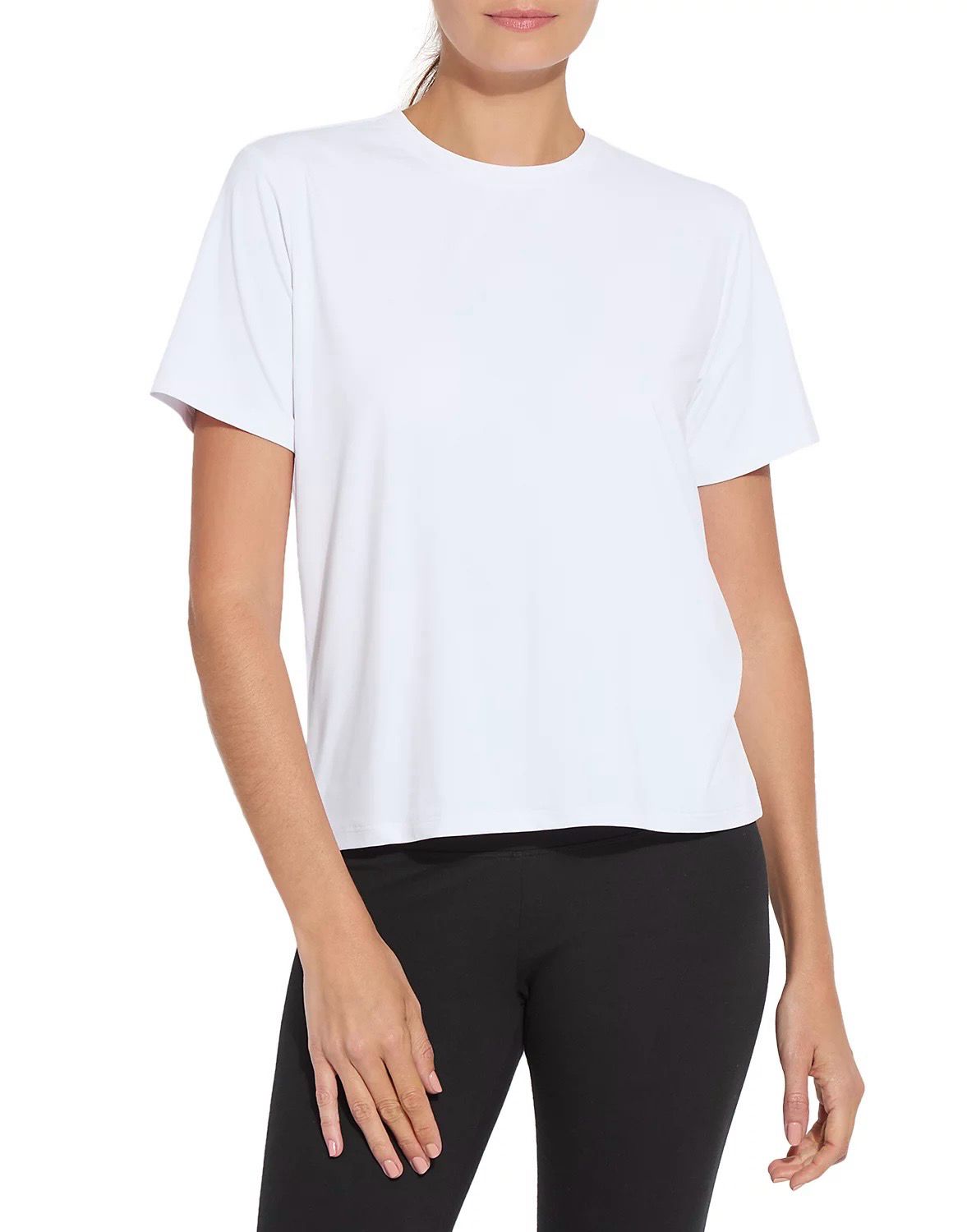 Lysse 21-3583-M3 Perfect Box Cut Tee-White