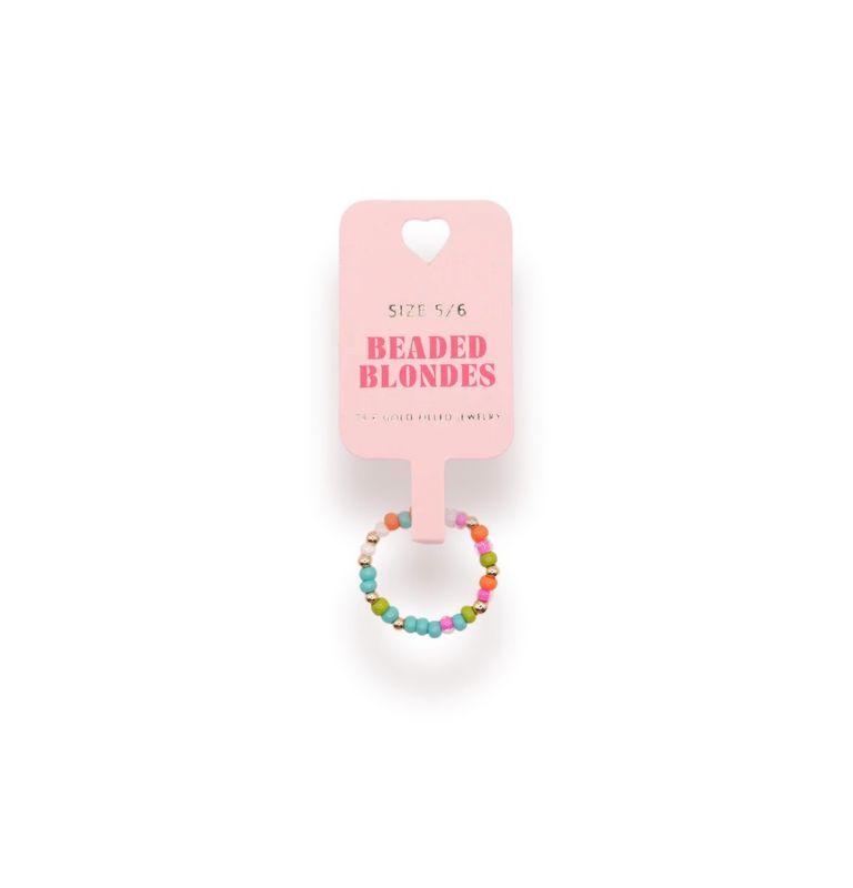 Beaded Blondes Groovy Sprinkle Ring