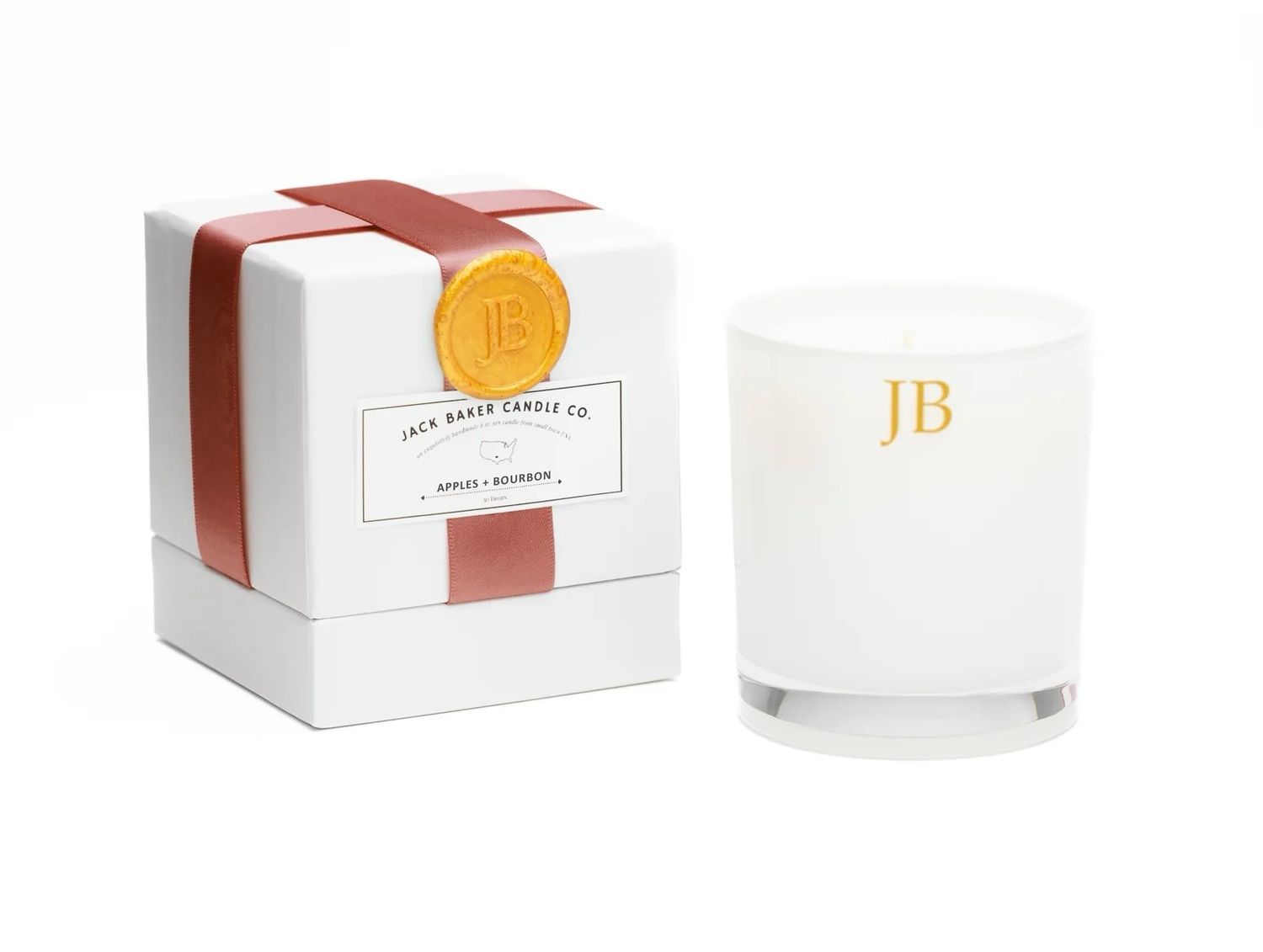 Jack Baker Candle Co. 10 oz. Jar Candle -White Box