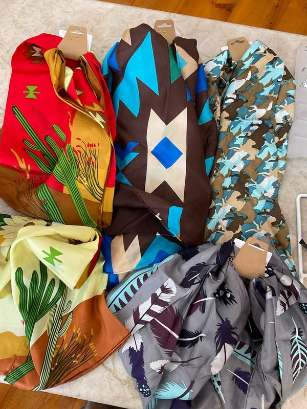 Wyoming Traders Assorted Silk Scarves
