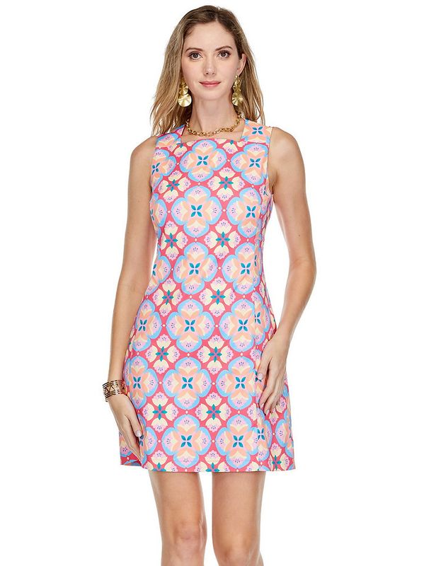 Jade 73E9940 Sq. Neck Sheath Dress-Dream Daisy