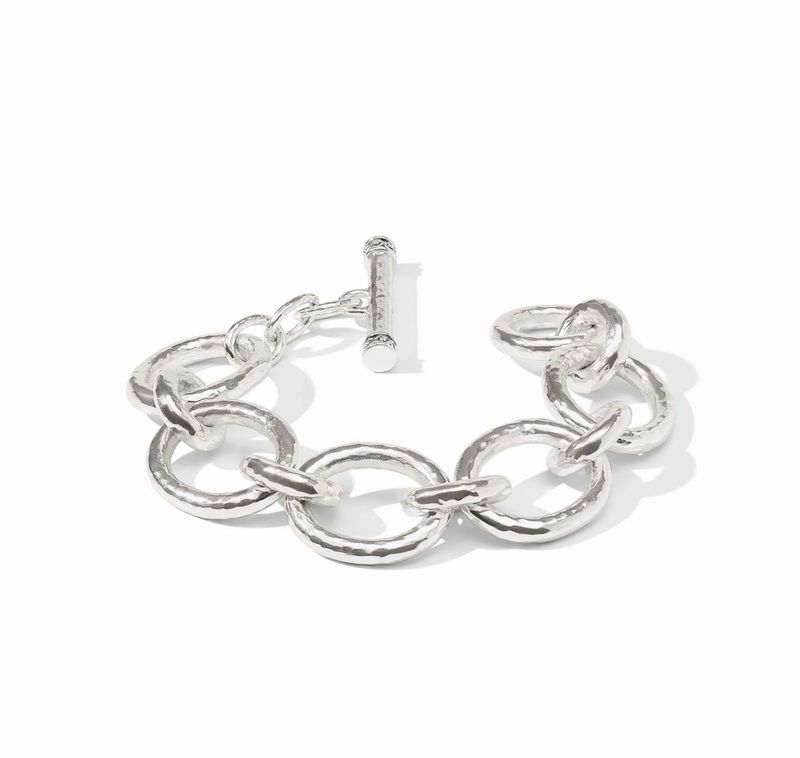 Julie Vos BL126S00 Catalina Link Bracelet-Silver O/S