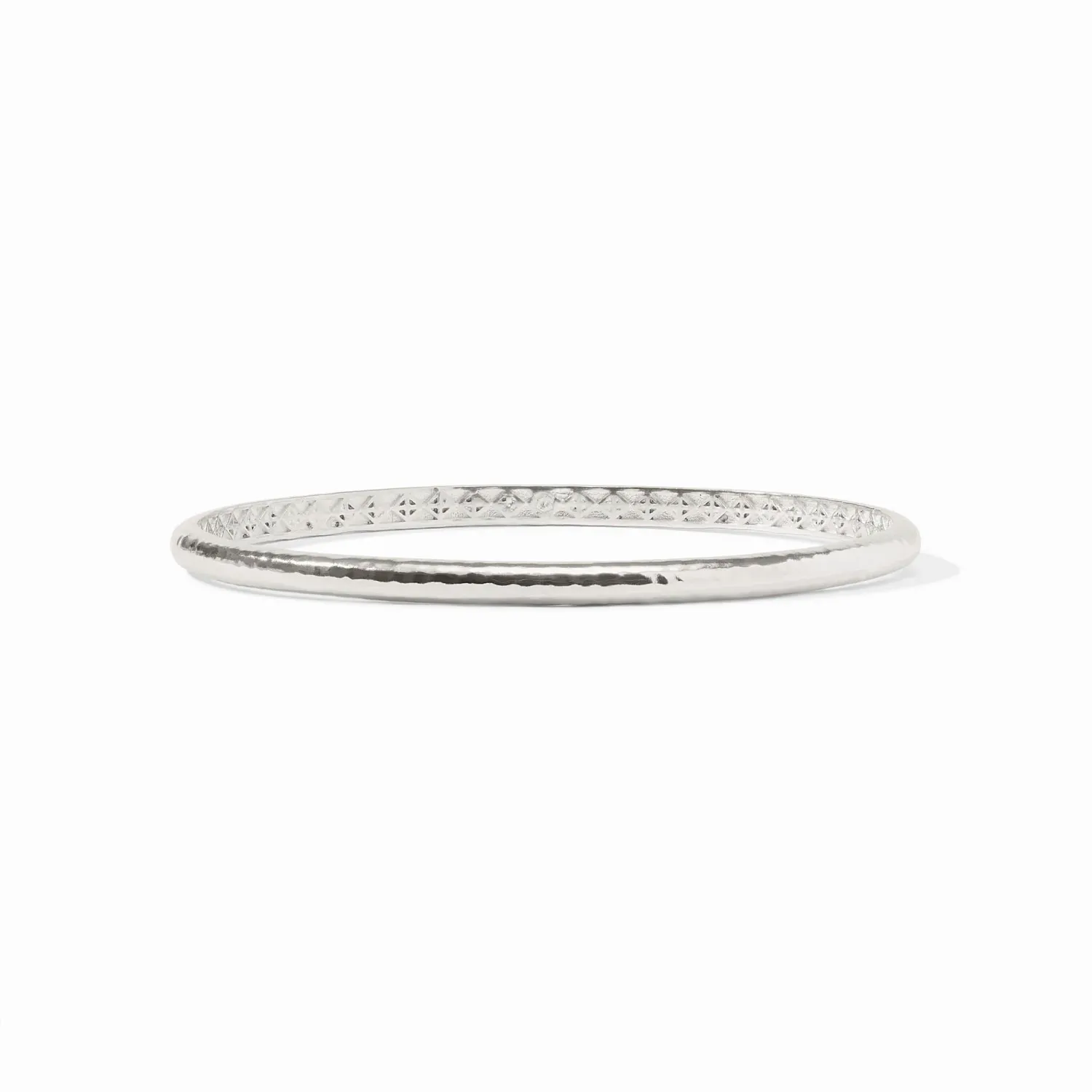Julie Vos BG272S Havana Demi Bangle-Silver