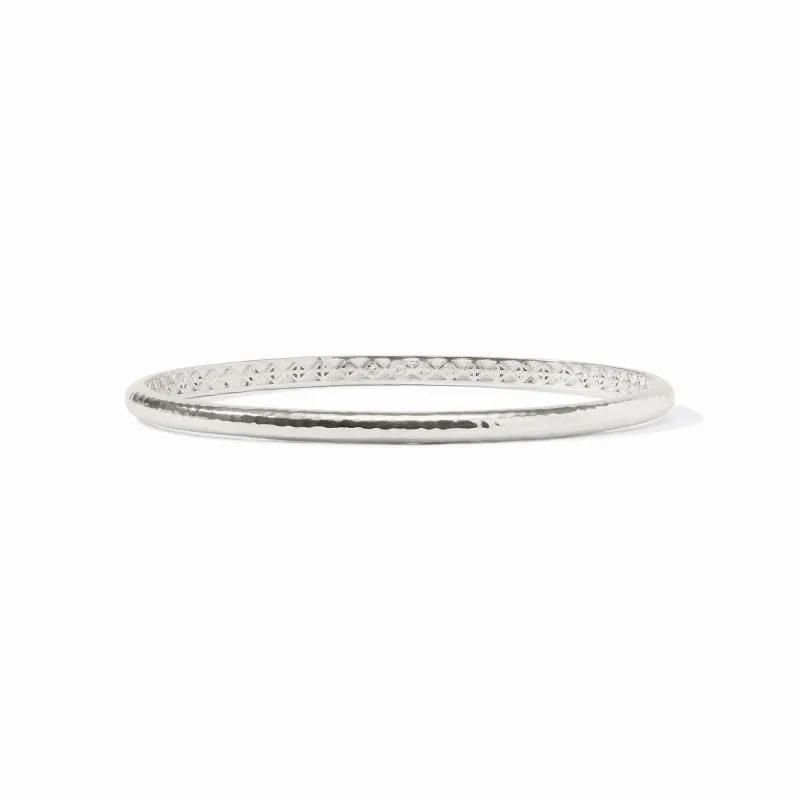 Julie Vos BG272S Havana Demi Bangle-Silver