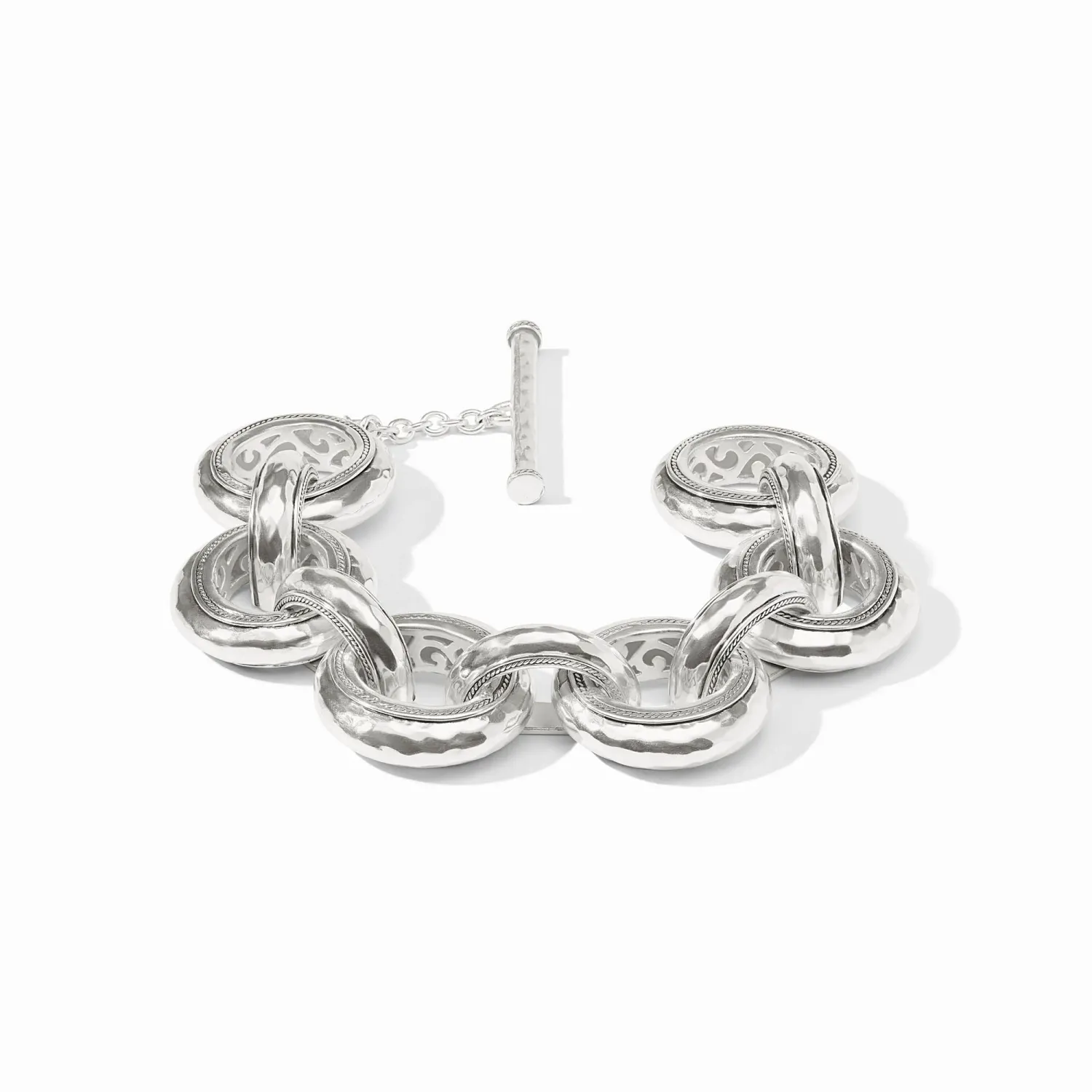Julie Vos BL151S00 Cannes Link Bracelet -Silver O/S
