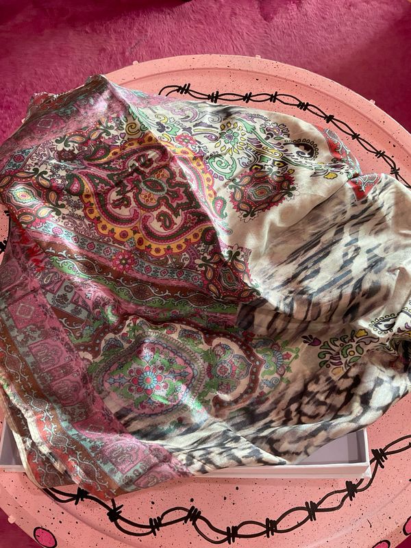 Johnny Was Silk Scarf 