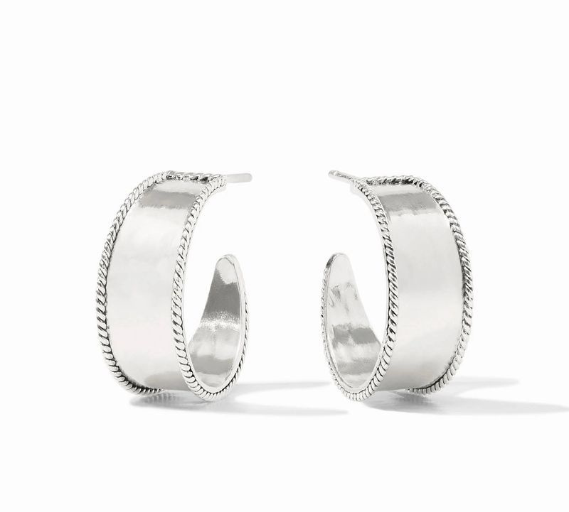 Julie Vos HP050S Savoy Hoop-Silver