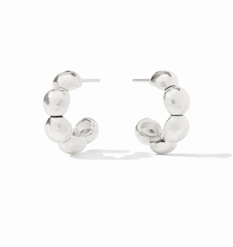 Julie Vos HP129S Solara Nova Hoop Silver