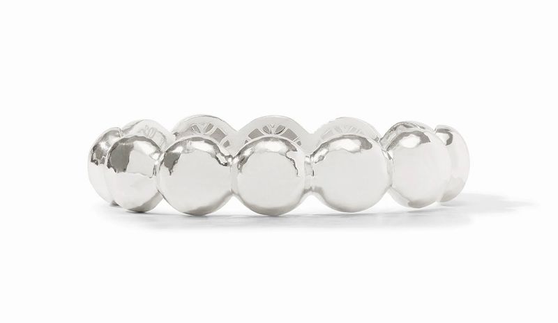 Julie Vos BG330S00 Solara Nova Hinge Bangle Silver O/S