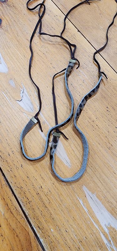 Sandra Ling Cheetah Print Hair on Choker