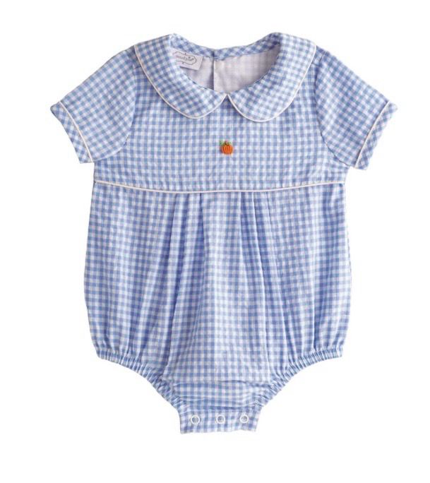 MudPie 10710163 Gingham Boy Bubble