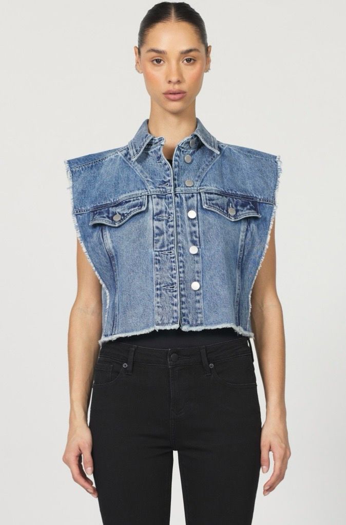 Dear John DDJ9004SBL Melody Vest-SnowBlue