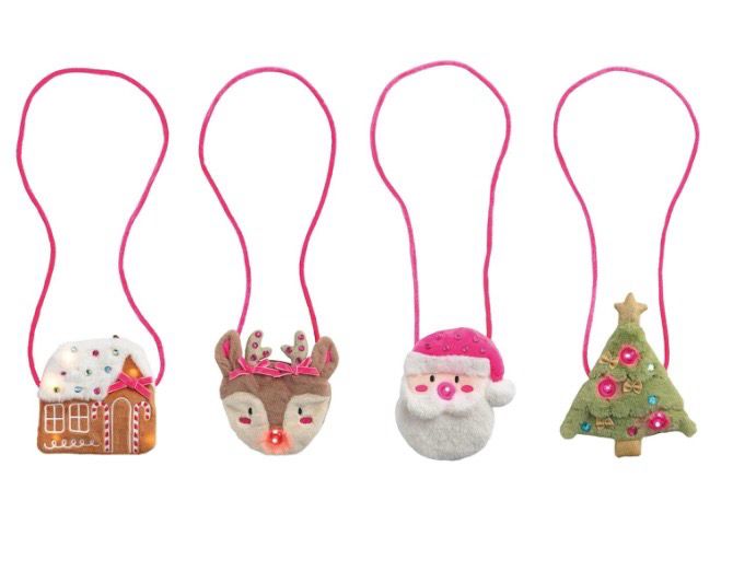 MudPie 10010170 Christmas Light Up Purse