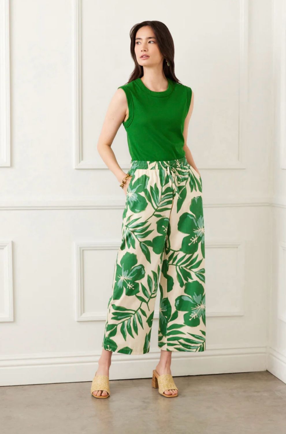Karen Kane 2L32013 Drawstring Ankle Pants