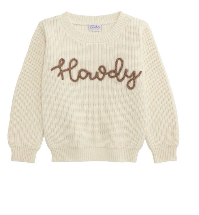 MudPie 10140044 Howdy Sweater