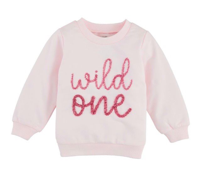 MudPie 15100242 Wild One LightweightSweatshirt