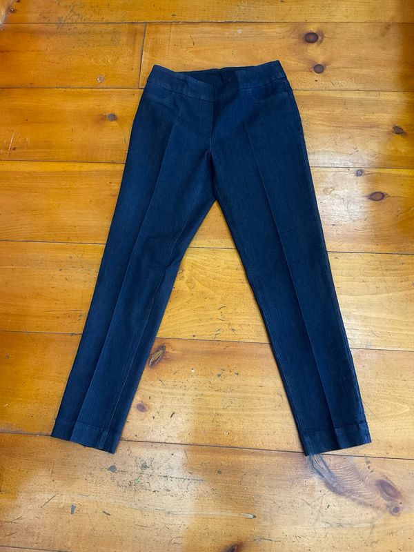 Slimsation M2623P Pull-On Ankle Pant-Denim