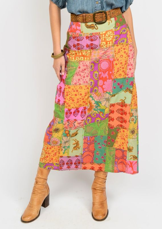 Ivy Jane 521118 Patchwork Skirt