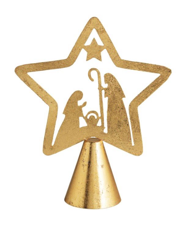 MudPie 41250012 Nativity Tree Topper