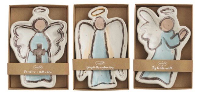 MudPie 41230054 Angel Tidbit Dishes