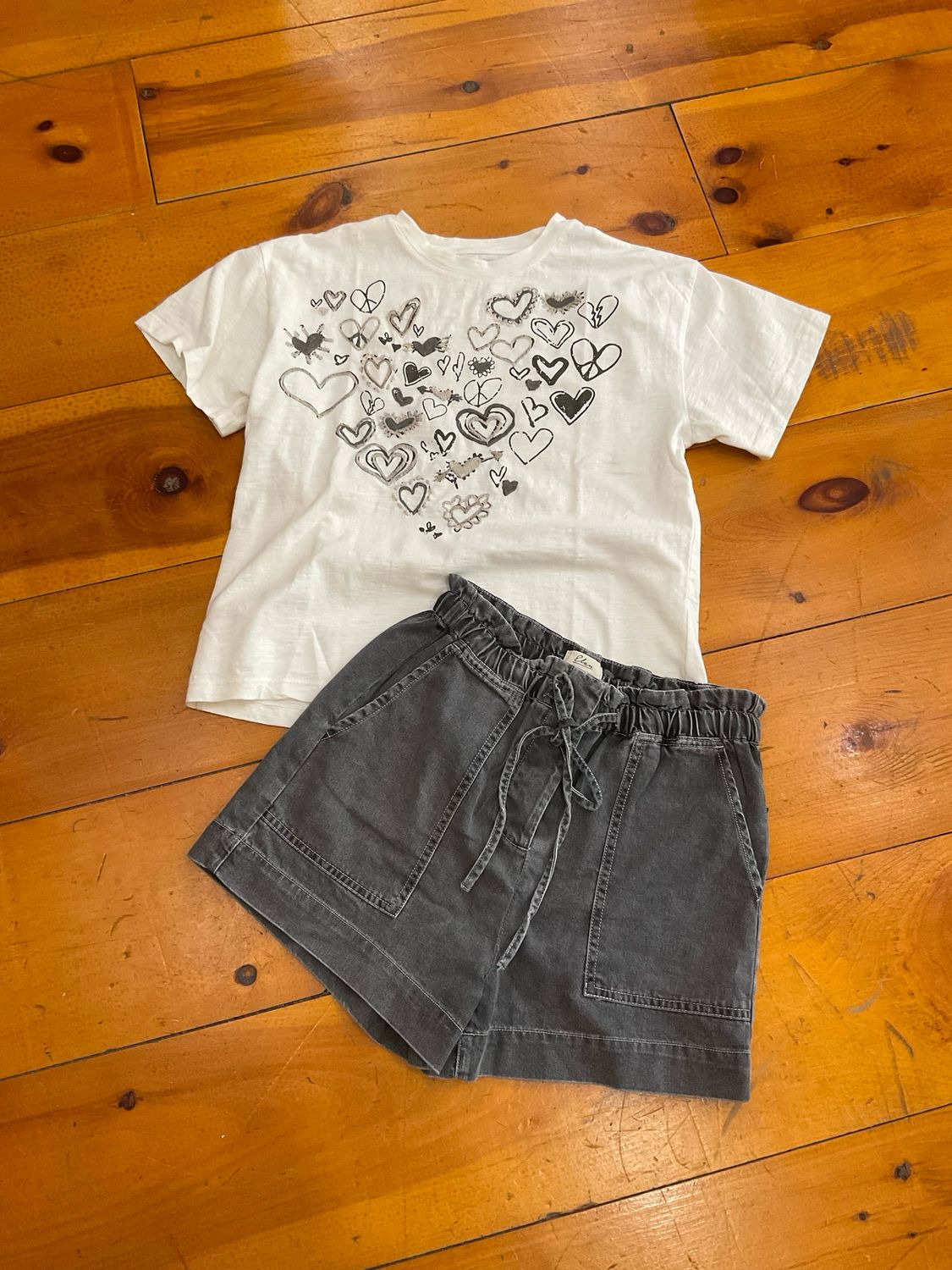Kyla Seo KSBHC47 Love Tee-Ivory