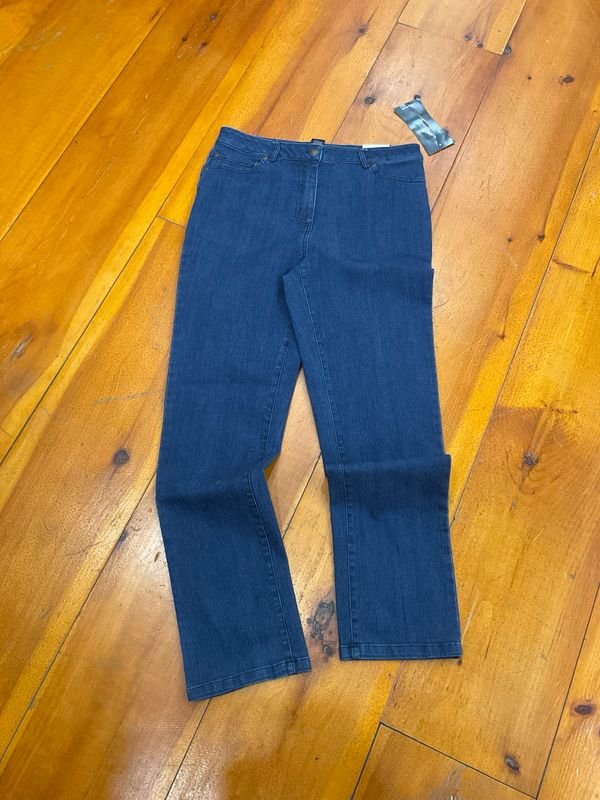 Slimsation M35711PM ZipFrt 5 PKT Ankle Jean-DarkDe