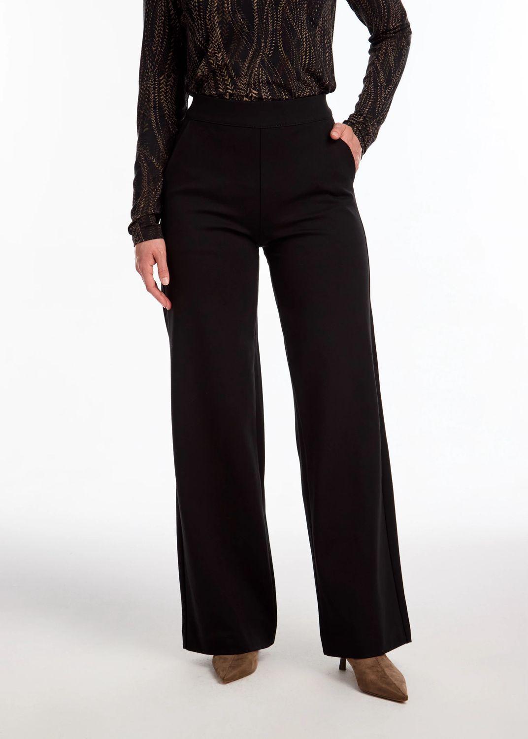 FDJ 2220396 Pull On Wide Leg Pant 