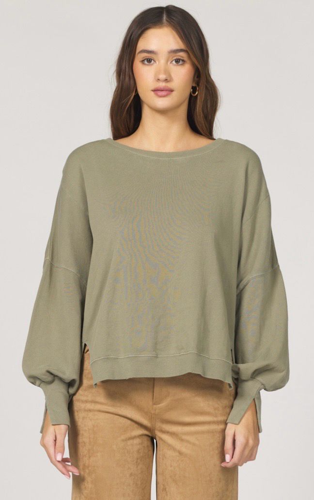 Dear John DSW3163U9VTR Trenton Sweatshirt-Olive
