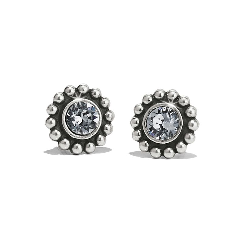 Brighton J20492 Twinkle Mini Post Earrings-Silver