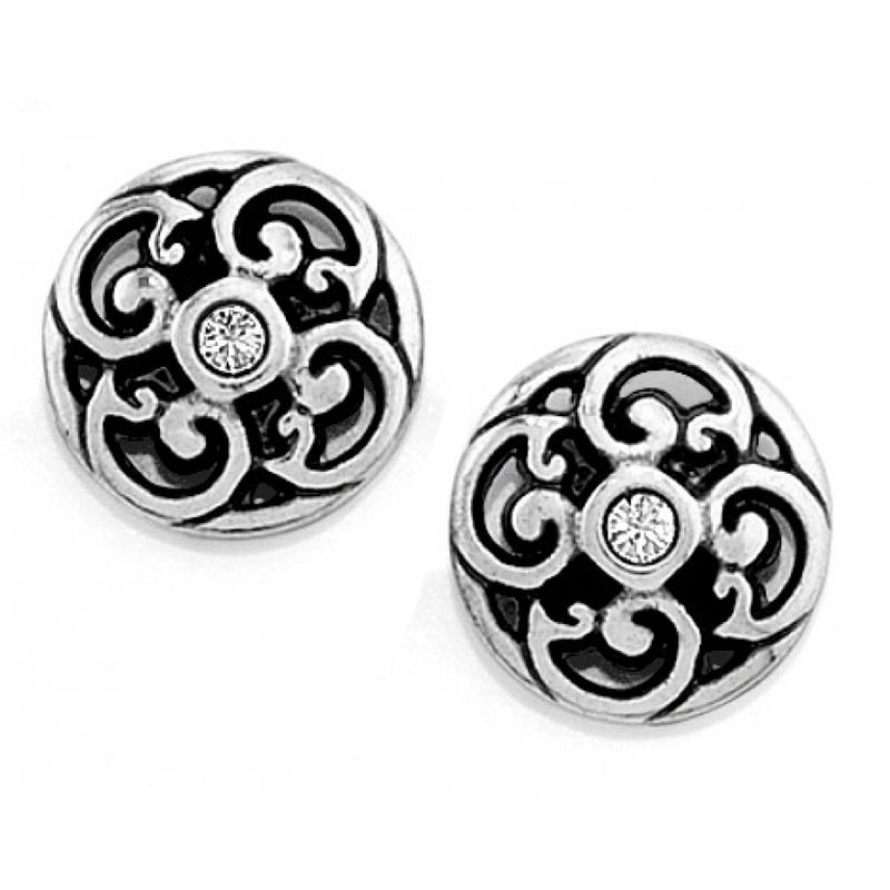 Brighton J20822 Betsey Mini Post Earrings-Silver