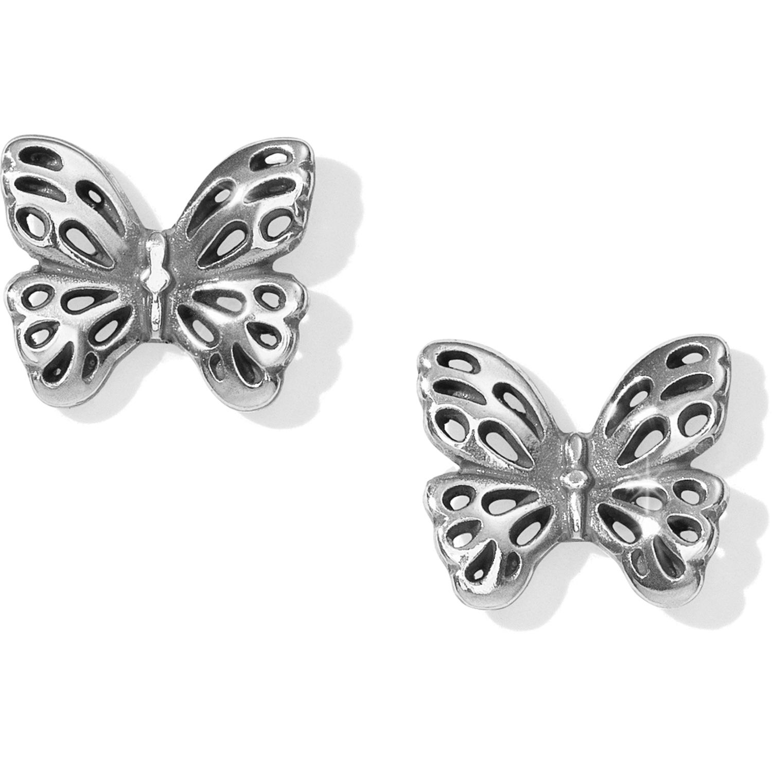 Brighton J22170 Secret Garden Mini Post Earrings-Silver