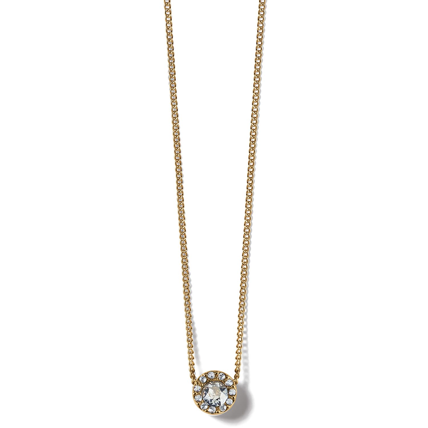 Brighton JM0072 Illumina Solitaire Necklace-Gold