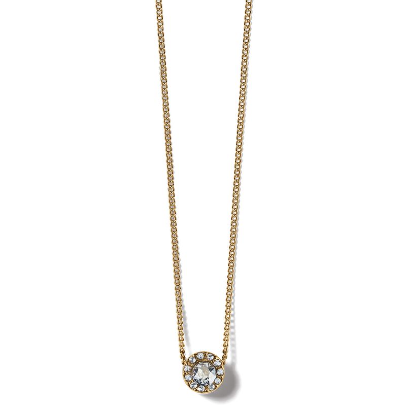 Brighton JM0072 Illumina Solitaire Necklace-Gold