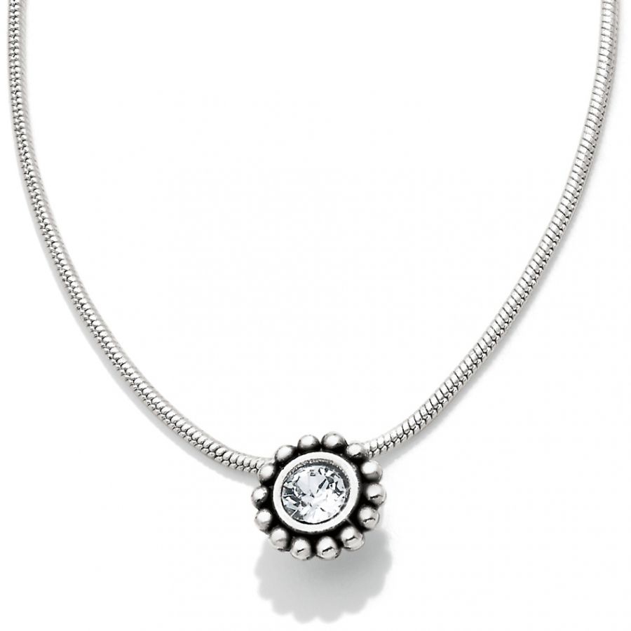 Brighton JN3332Twinkle Petite Necklace-Silver 
