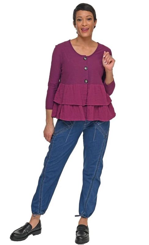 Tulip CS118 Cherub Cardigan-Mulberry