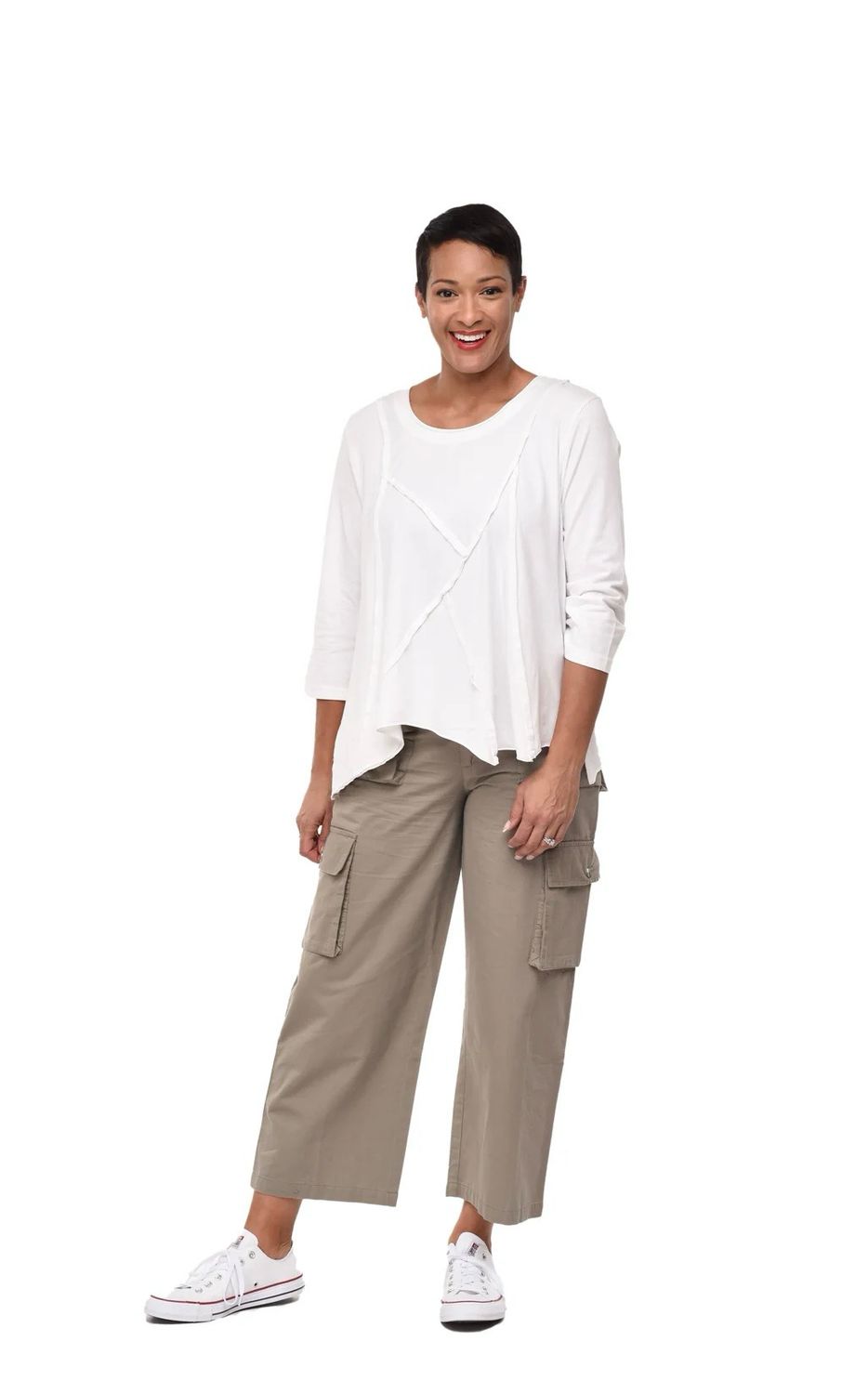 Tulip L130 Lindsay Top-White