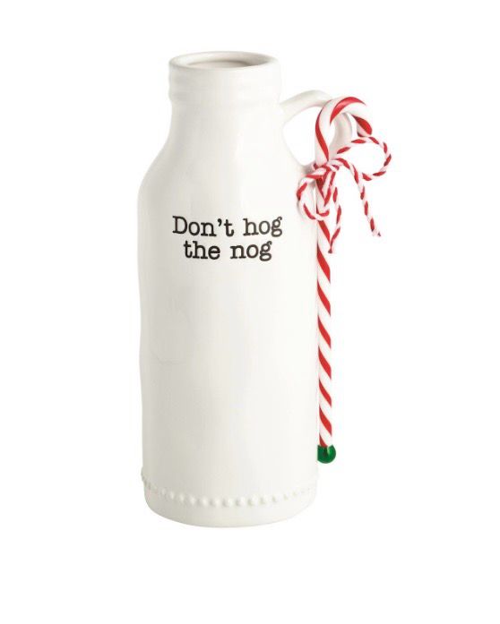 MudPie 45500179 Eggnog Pitcher