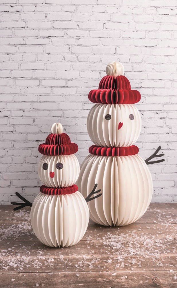 MudPie 40030584 Snowman Paper Sitters