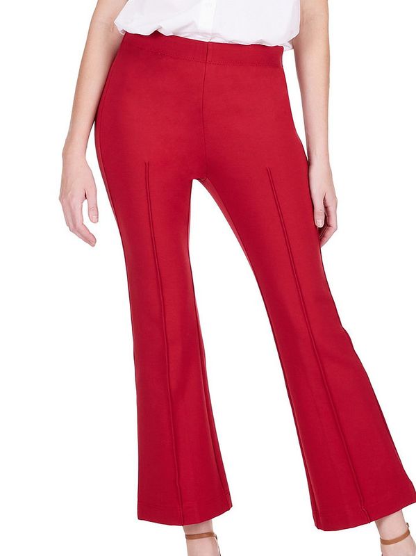 Jade 74Q9995 Front Seam Ponte Bell Ankle-wine