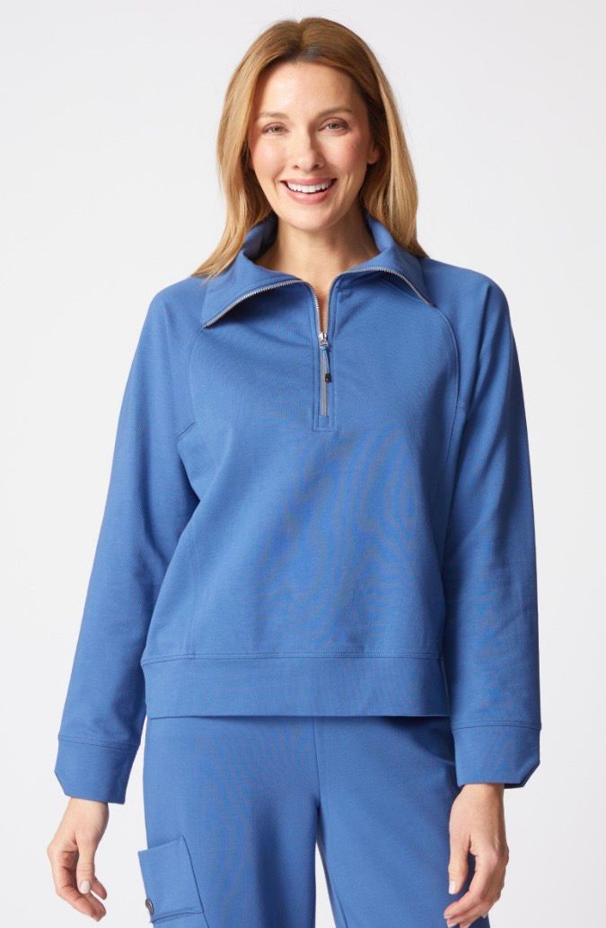 Habitat 69334 FrenchTerry Fashion Quarter Zip