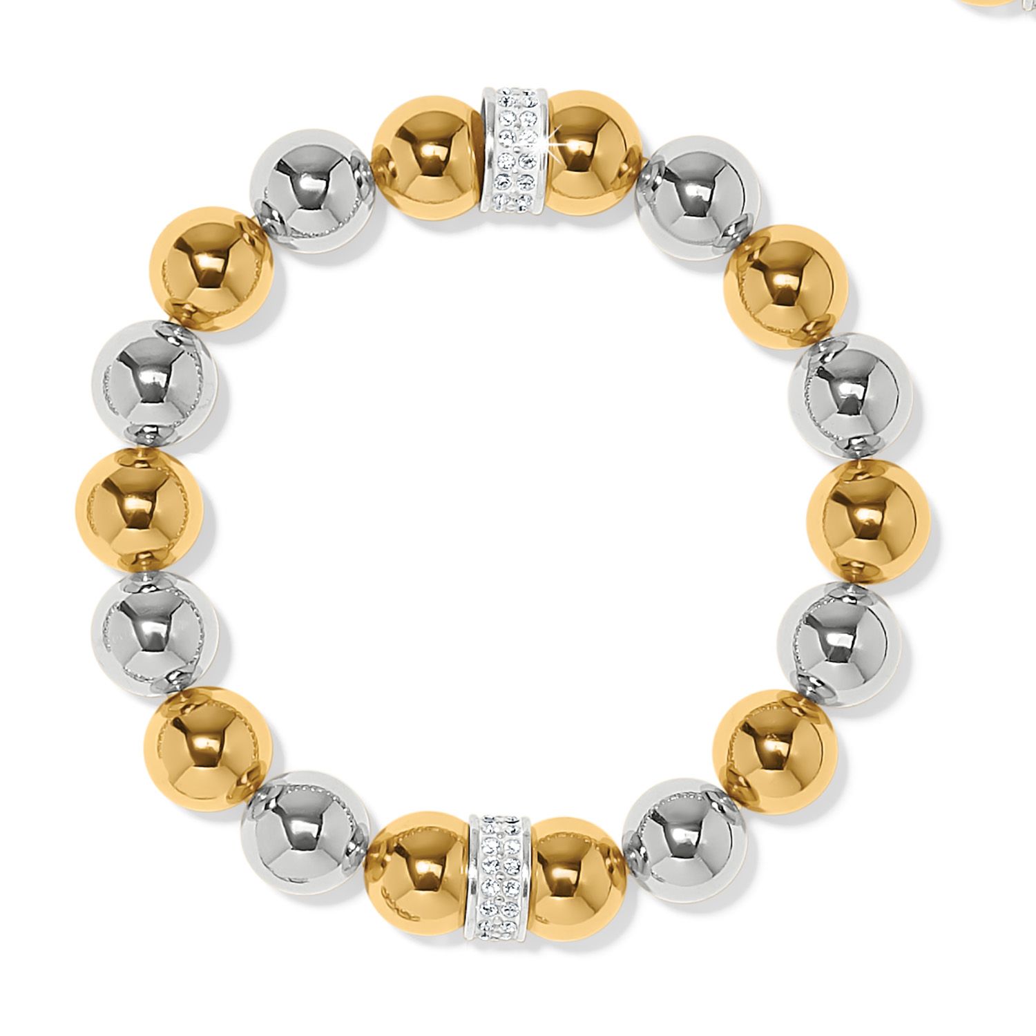 Brighton JF0293 Meridian Stretch Bracelet-Silver/Gold