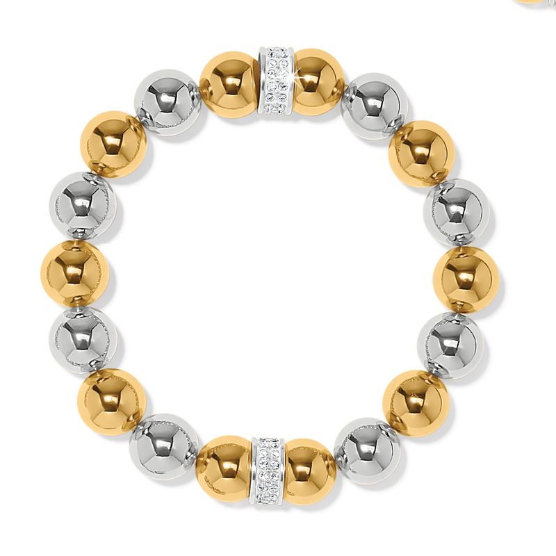 Brighton JF0293 Meridian Stretch Bracelet-Silver/Gold