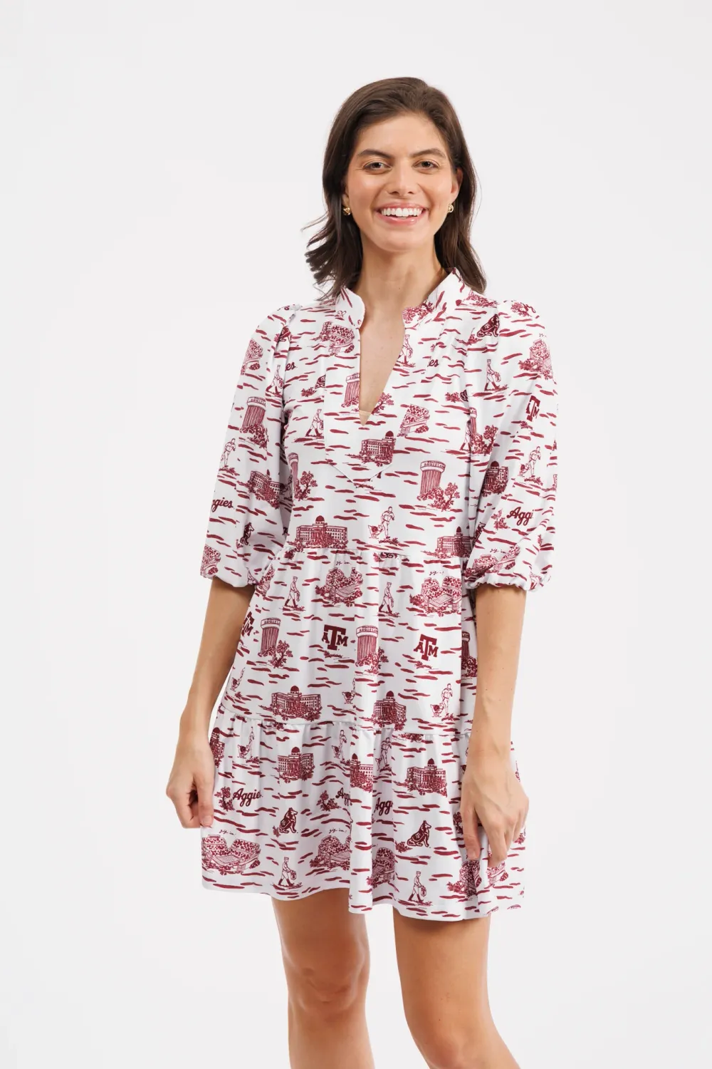 Smith &amp; Quinn Tory Dress-Texas A&amp;M Toile