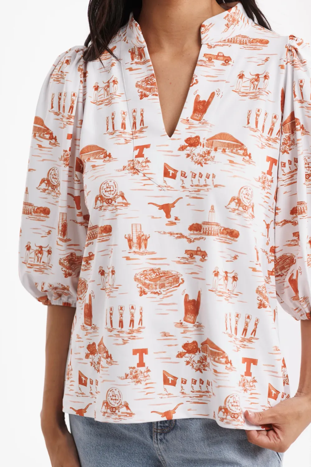 Smith &amp; Quinn Eliza Top-Texas Toile