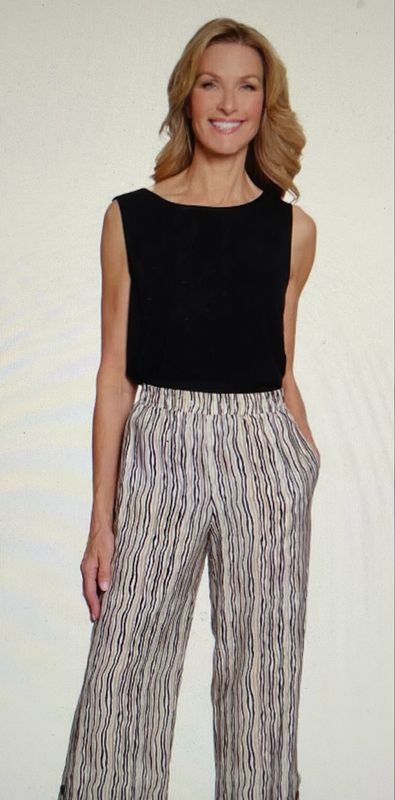 Multiples M35101TM High Neck Tank Top-Black