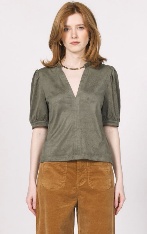 Another Love VCKN1796SGN Kalia-Puff SLV SlateGreen