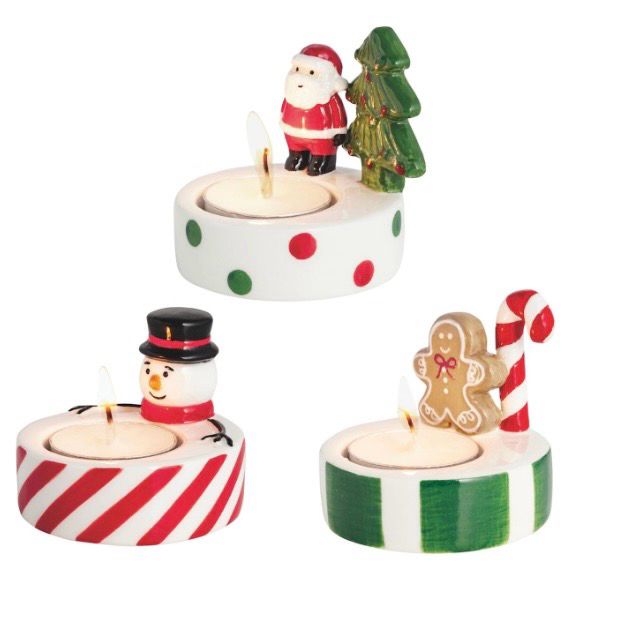 MudPie 49800311 Christmas Tea Light Holders