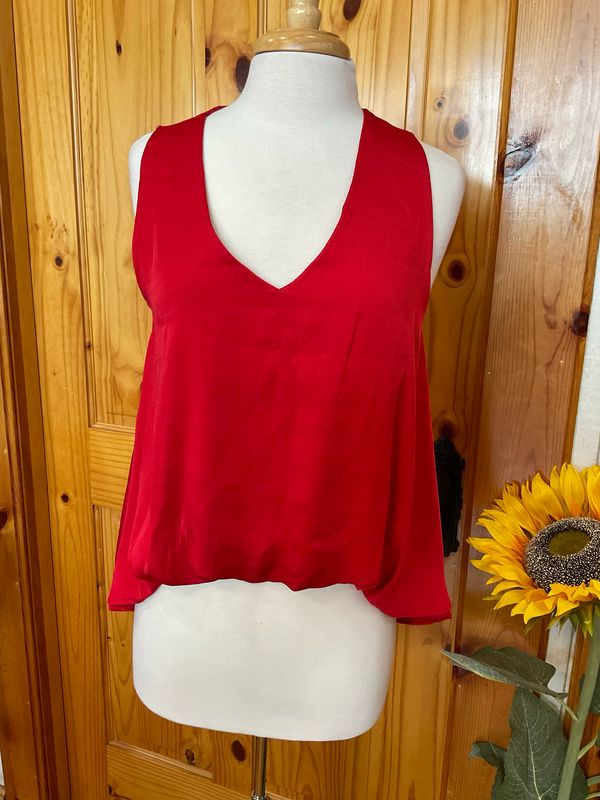 KLd. Signature KD45285 Satin Hi/Lo Bubble-Red